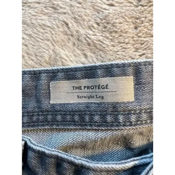 AG Adriano Goldschmied Men's Gray Straight Leg Jeans Standard Size 36 - Picture 3 of 11